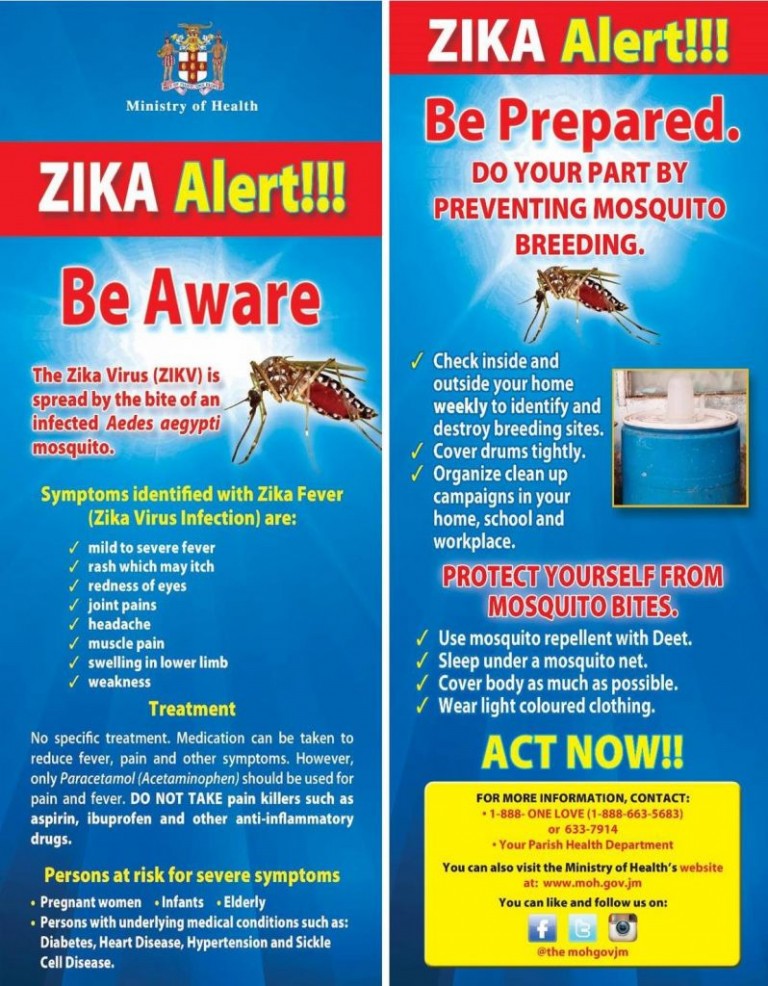 Zika FAQs – Ministry of Health & Wellness, Jamaica